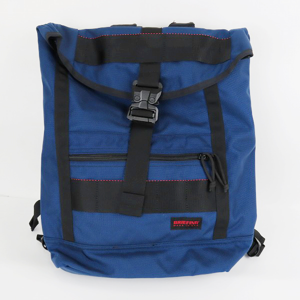 実際に弊社で買取させて頂いたBRIEFING/ブリーフィング MISSION FLAP/ミッションフラップ バックパック/リュックサック ネイビー