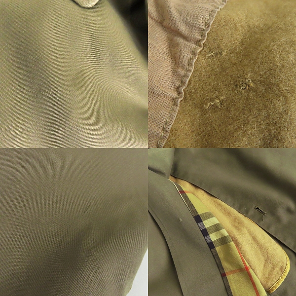 実際に弊社で買取させて頂いたBurberrys/バーバリーズ 裏地ノバチェック ライナー付き ステンカラーコートの画像 8枚目