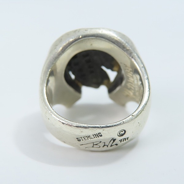 実際に弊社で買取させて頂いたBWL×MARK MAHONY/ビルウォールレザー×マークマホーニー ゴールドサダー ホースシューリング 20号の画像 4枚目