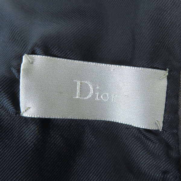 実際に弊社で買取させて頂いた【JPタグ】DIOR HOMME/ディオールオム 05SS エディ期 羊革/シープスキン レザーライダース 5EH5045113/44の画像 2枚目