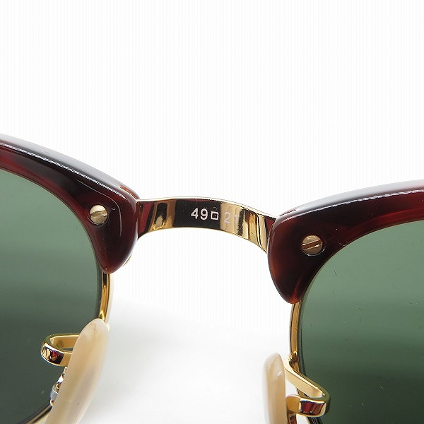 実際に弊社で買取させて頂いたRay-Ban/レイバン NEW CLUBMASTER/ニュー クラブマスター サングラス/アイウェア RB2156の画像 7枚目