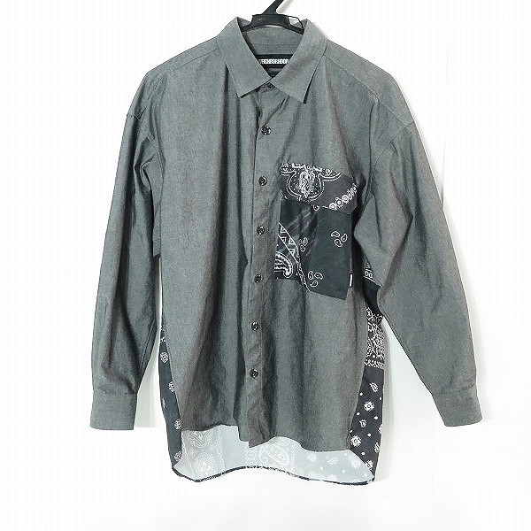 実際に弊社で買取させて頂いたNEIGHBORHOOD/ネイバーフッド BANDANA CHOPPED-2 CE-SHIRT LS バンダナ 長袖シャツ/212TSNH-SHM05/S