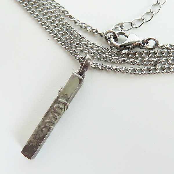 実際に弊社で買取させて頂いたPaul Smith/ポールスミス ロゴ入り 縦長ネックレス