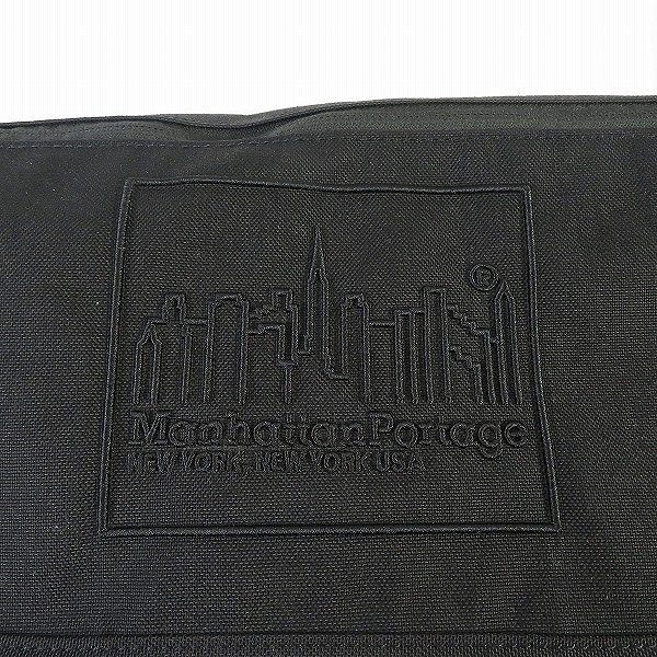 実際に弊社で買取させて頂いたManhattan Portage/マンハッタンポーテージ CORDURA/コーデュラナイロン メッセンジャーバッグ 鞄 ブラックの画像 4枚目