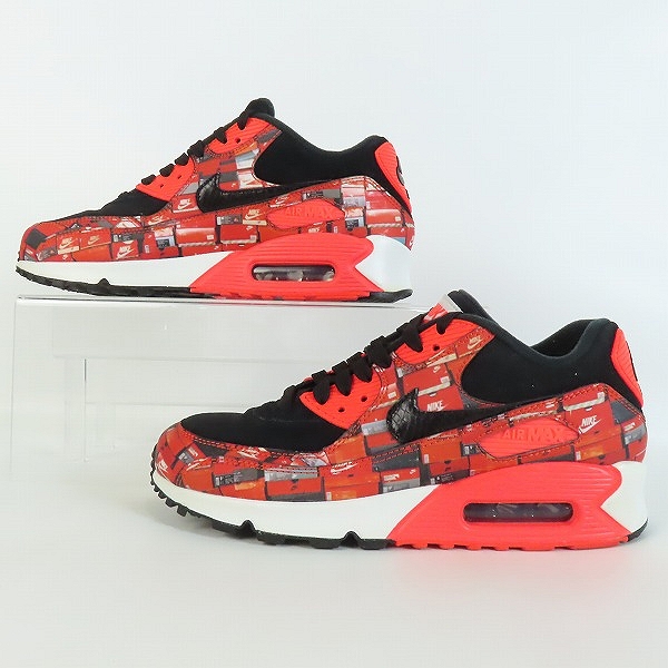 実際に弊社で買取させて頂いたNIKE×atmos/ナイキ×アトモス AIR MAX 90 PRNT "WE LOVE NIKE"/エアマックス90 プリント AQ0926-001/24.5の画像 3枚目