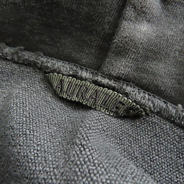 実際に弊社で買取させて頂いたAURALEE/オーラリー SUPER MILLED SWEAT P/O PARKA スウェット パーカー A9AP01SM/5の画像 2枚目