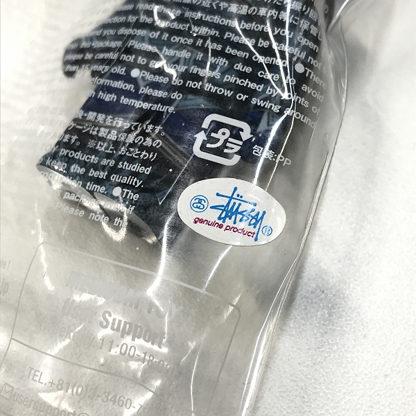 実際に弊社で買取させて頂いた【未開封】STUSSY×MEDICOM TOY/ステューシー×メディコムトイ BE@RBRICK/ベアブリック WORLD TOUR 100%の画像 3枚目