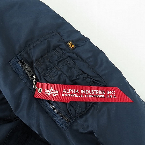 実際に弊社で買取させて頂いたALPHA INDUSTRIES/アルファインダストリーズ HOODED RIB JACKET フーテッド リブ ジャケット TA1049-067/XLの画像 4枚目