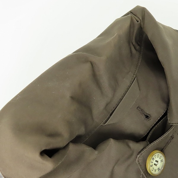 実際に弊社で買取させて頂いたMACKINTOSH/マッキントッシュ ステンカラーコート ID/IX/ZR/40の画像 5枚目