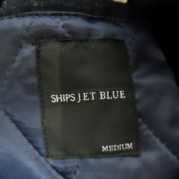 実際に弊社で買取させて頂いたSHIPS JET BLUE/シップスジェットブルー 袖レザー切替スタジャン 124-05-0151/Mの画像 2枚目