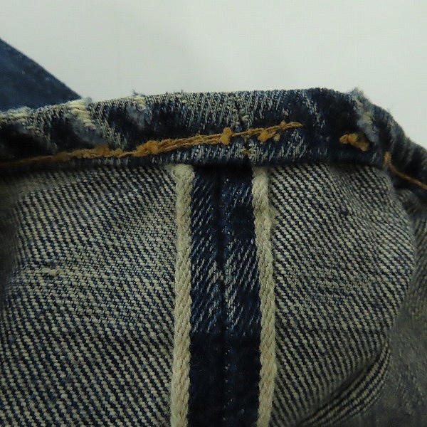 実際に弊社で買取させて頂いたLevis/リーバイス 501 ヴィンテージ 刻印16 ビッグE ボタンフライ デニムパンツの画像 6枚目