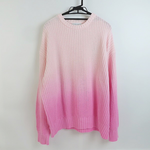 実際に弊社で買取させて頂いた【未使用】adam et rope/アダムエロペ  ルーズニット/グラデーション GMM23120/M