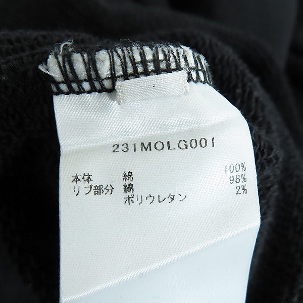 実際に弊社で買取させて頂いたBarbour/バブアー クルーネックロゴスウェット 231MOLG001 ブラック/Lの画像 4枚目