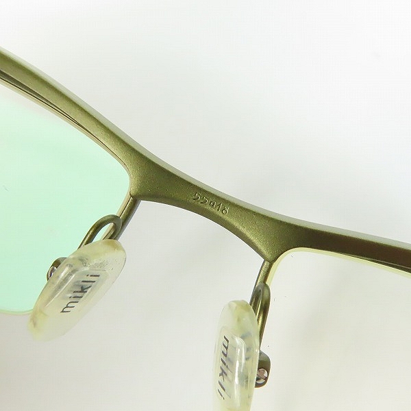 実際に弊社で買取させて頂いたalain mikli/アランミクリ TITANE アイウエア/メガネフレーム A0626-17の画像 8枚目