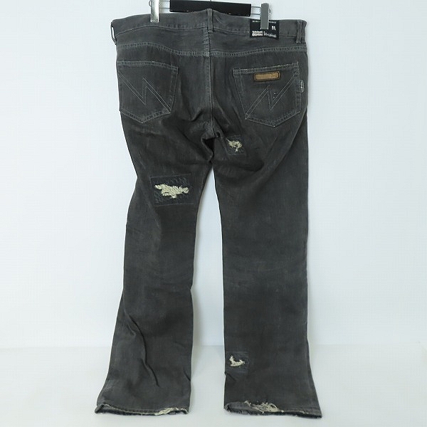 実際に弊社で買取させて頂いた【難あり】NEIGHBORHOOD/ネイバーフッド SAVAGE DENIM 01 ダメージ加工 デニムパンツ DCNH-PT-10 XLの画像 1枚目