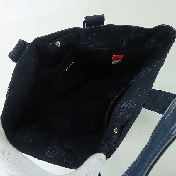 実際に弊社で買取させて頂いたPORTER×Yu Nagaba×Disney×BEAMS/ポーター×ユウナガバ×ディズニー×ビームス ビームス別注 PVCトートバッグの画像 3枚目