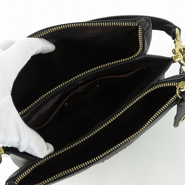 実際に弊社で買取させて頂いたCOACH/コーチ C4645 2WAY ハンドバッグ レザー レディースの画像 4枚目