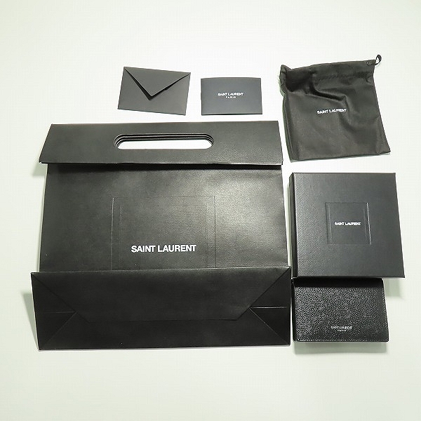 実際に弊社で買取させて頂いたsaint laurent paris/サンローランパリ カードケース/名刺入れの画像 5枚目