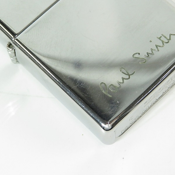 実際に弊社で買取させて頂いたZIPPO/ジッポー Paul Smith/ポールスミス 鏡面加工 10年製の画像 6枚目