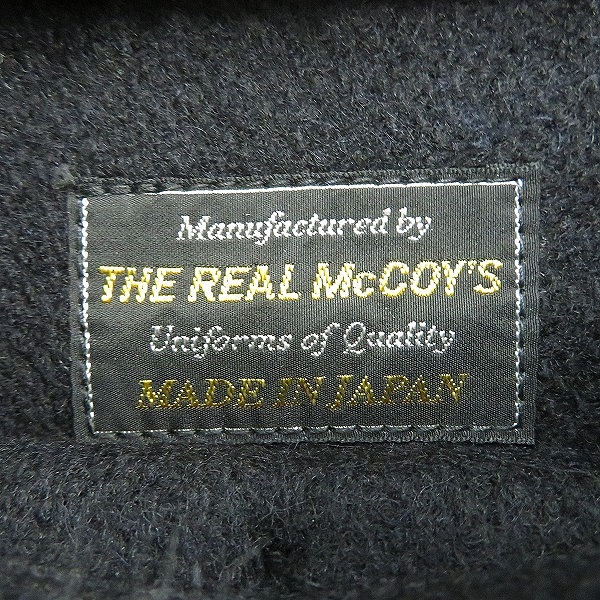 実際に弊社で買取させて頂いたThe REAL McCOY'S/リアルマッコイズ マッキーノジャケット W-669-QM-CIV/36の画像 3枚目