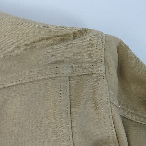 実際に弊社で買取させて頂いたTOM FORD/トムフォード コットン ジップアップ ブルゾン ベージュ BW028-TF0301/46の画像 6枚目