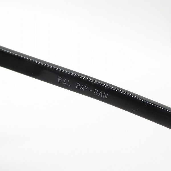実際に弊社で買取させて頂いたRay-Ban/レイバン B&L/ボシュロム社製 ウェリントン サングラス/アイウェア メガネ ブラック  W1943の画像 5枚目