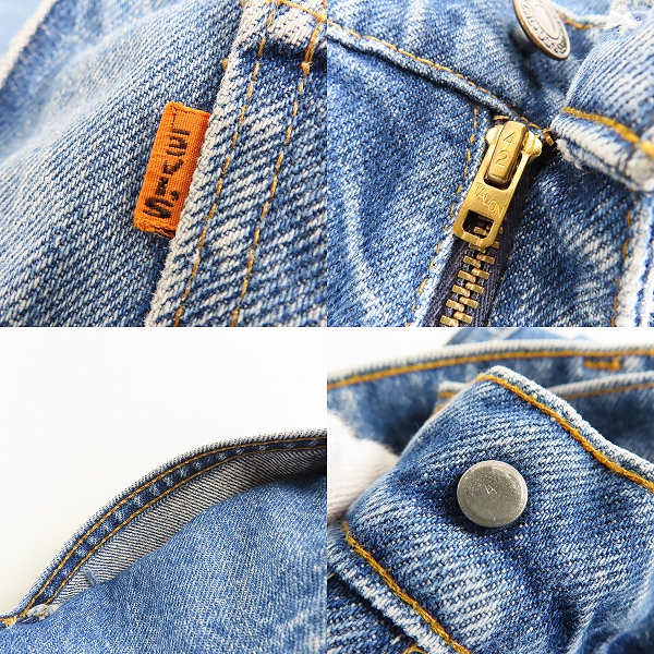 実際に弊社で買取させて頂いたLevi's/リーバイス 刻印4 オレンジタブ スモールe デニムパンツ/W33L31の画像 5枚目