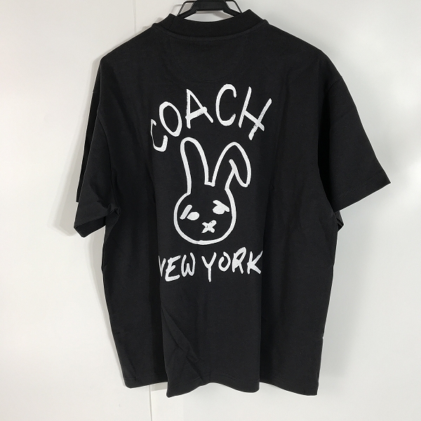 実際に弊社で買取させて頂いたCOACH/コーチ BUNNY T-SHIRT プリント 半袖Tシャツ/Sの画像 1枚目