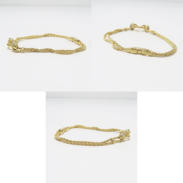 実際に弊社で買取させて頂いたGIVENCHY/ジバンシィ ツイストチェーン ブレスレットの画像 2枚目