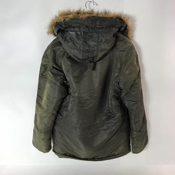 実際に弊社で買取させて頂いたALPHA INDUSTRIES/アルファインダストリーズ N-3B フライトジャケット 20024-76 Mの画像 1枚目