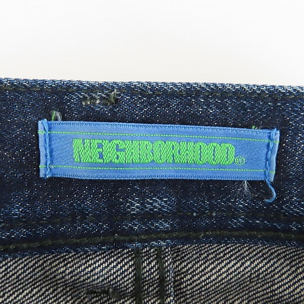 実際に弊社で買取させて頂いたNEIGHBORHOOD/ネイバーフッド SAVAGE H2NARROW DCNH-PT-W06 デニムパンツ/XSの画像 3枚目