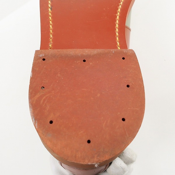 実際に弊社で買取させて頂いたREGAL/リーガル サドルオックスフォードシューズ グレー×ブラウン 2051N 25.0の画像 6枚目