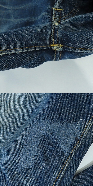 実際に弊社で買取させて頂いたLevis/リーバイス 501 ヴィンテージ 刻印16 ビッグE ボタンフライ デニムパンツの画像 8枚目