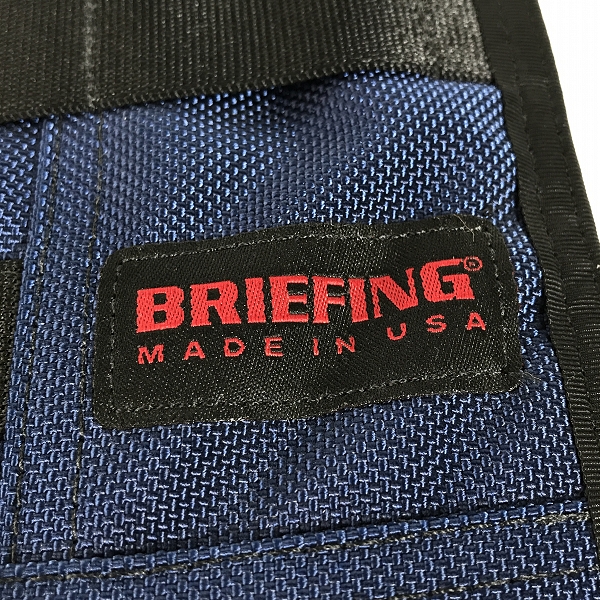 実際に弊社で買取させて頂いたBRIEFING/ブリーフィング  FILE TAP バリスティックナイロンクラッチバッグ BRF184219 の画像 3枚目
