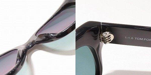 実際に弊社で買取させて頂いたTOM FORD/トムフォード 眼鏡/メガネフレーム アイウェア TF5040 B5の画像 4枚目