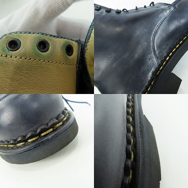 実際に弊社で買取させて頂いたParaboot/パラブーツ SHIPS別注 BEAULIEU ボーリュー Uチップブーツ 53640/5.5の画像 7枚目