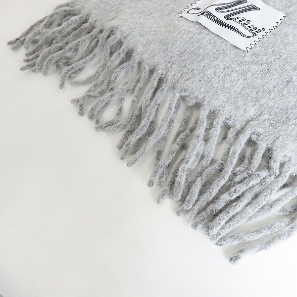 実際に弊社で買取させて頂いたMARNI/マルニ ロゴパッチ アルパカ マフラー  SCZC0033Q0UAW004の画像 6枚目