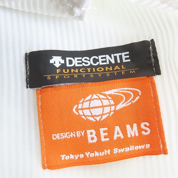 実際に弊社で買取させて頂いた【未使用】デサント×ビームス 東京ヤクルトスワローズ 2006 ホーム レプリカユニフォーム #9飯原 DYS-0601A/FREEの画像 2枚目