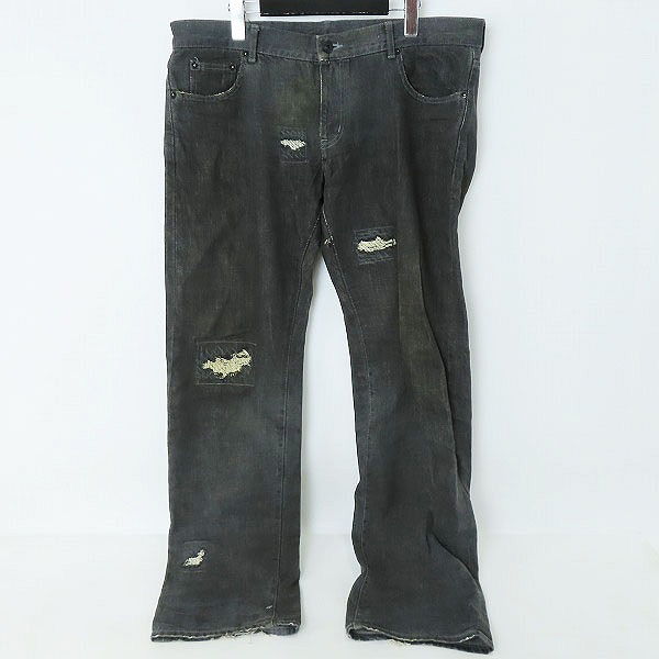 実際に弊社で買取させて頂いた【難あり】NEIGHBORHOOD/ネイバーフッド SAVAGE DENIM 01 ダメージ加工 デニムパンツ DCNH-PT-10 XL