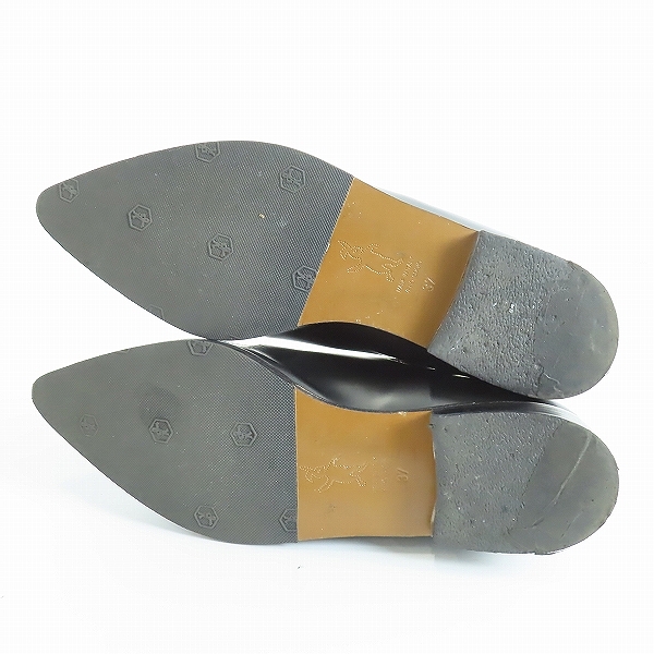 実際に弊社で買取させて頂いたMARNI/マルニ センタージップレザーシューズ/37の画像 2枚目