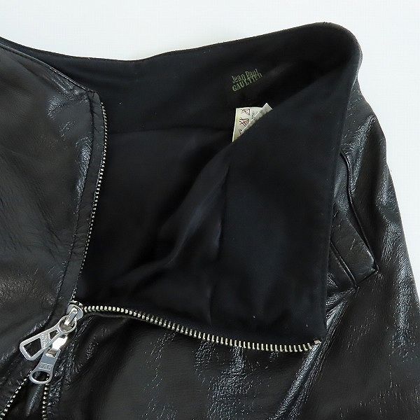 実際に弊社で買取させて頂いたJean Paul GAULTIER FEMME/ジャンポールゴルチエ ファム 2WAY レザーロングスカート ワイドパンツ/40の画像 5枚目