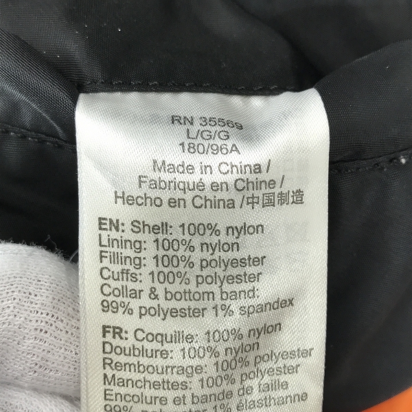 実際に弊社で買取させて頂いたALPHA INDUSTRIES/アルファ インダストリーズ リバーシブル 星条旗 MA-1 フライトジャケット/Lの画像 5枚目