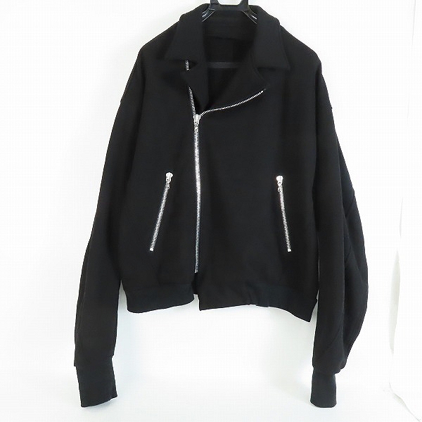 実際に弊社で買取させて頂いたJULIUS/ユリウス 17AW NEUROMANTIKA ダブルライダースジャケット 597CUM7/3