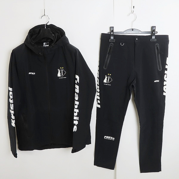 実際に弊社で買取させて頂いたF.C.Real Bristol×FR2/エフシーレアルブリストル×エフアールツー WARM UP JACKET/ウォームアップジャケット FCRB-202118/XL