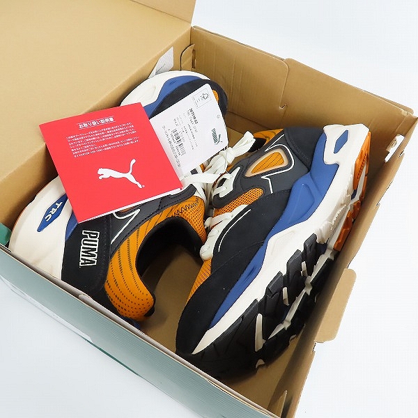 実際に弊社で買取させて頂いた【未使用】PUMA/プーマ TRC Blaze SWxP 'Black Orange Brick' 387510-02/27の画像 8枚目