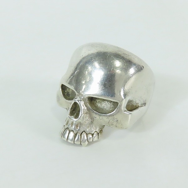 実際に弊社で買取させて頂いたCRAZY PIG/クレイジーピッグ ラージエビルスカルリング/19.5-20号