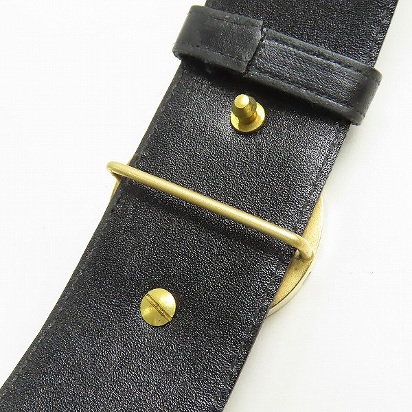 実際に弊社で買取させて頂いたdunhill/ダンヒル ロゴバックルレザーベルト ブラック/ゴールド 32/80の画像 2枚目