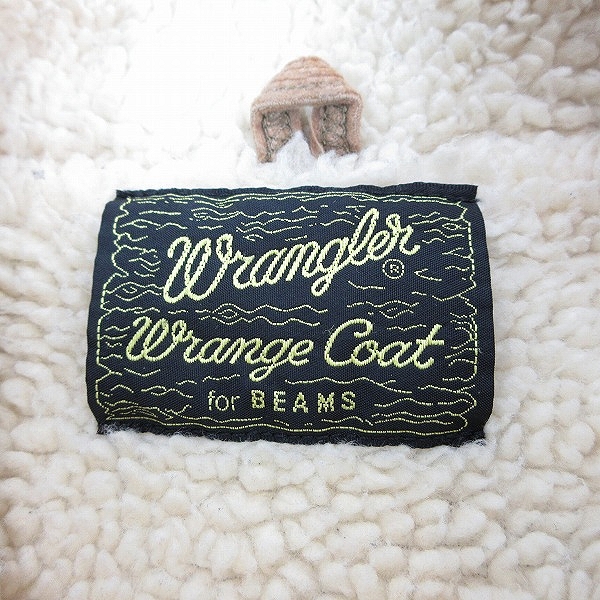 実際に弊社で買取させて頂いたWrangler/ラングラー BEAMS 別注 ランチジャケット 内ボア WS9041/Mの画像 2枚目