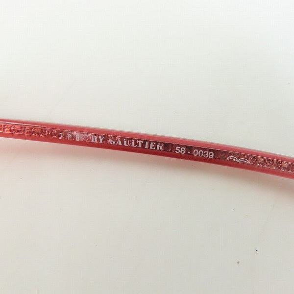 実際に弊社で買取させて頂いたJEAN PAUL GAULTIER/ジャンポールゴルチエ ヴィンテージ アイウエア/サングラス 58-0039の画像 5枚目