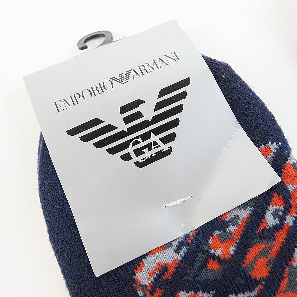 実際に弊社で買取させて頂いた【未使用】EMPORIO ARMANI/エンポリオ アルマーニ 他 靴下/ソックス 2点セットの画像 2枚目